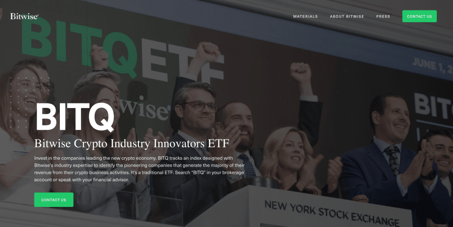 bitwise etf homepage