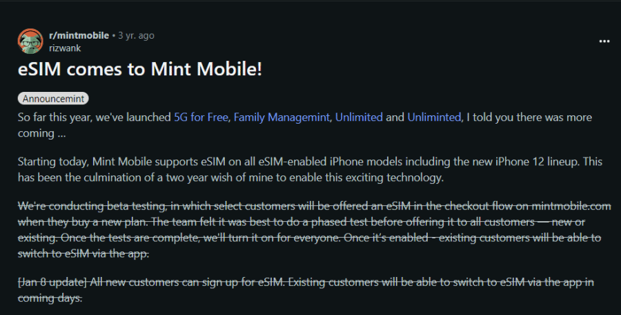 $15 Mobile Plans And T-Mobile Deals - History Of Mint Mobile