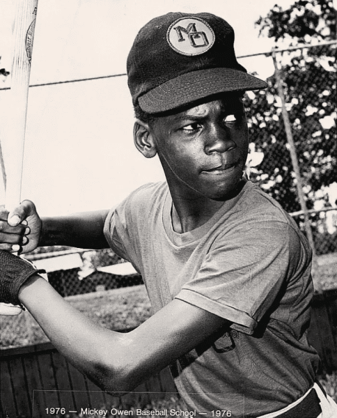 Michael Jordan as a kid