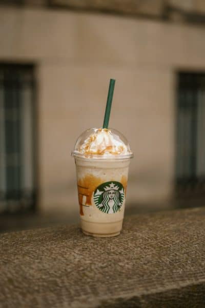 Starbucks Frappuccino in a plastic cup - credit: Olena Bohovyk Unsplash