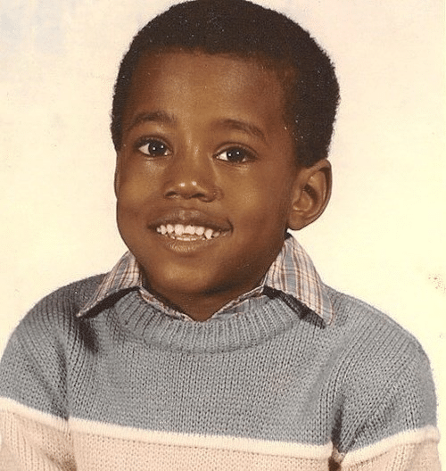 Kanye West as a child