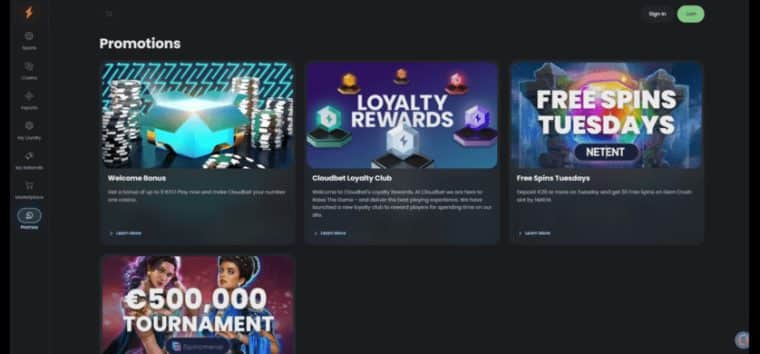 Cloudbet - Crypto Betting Promotions