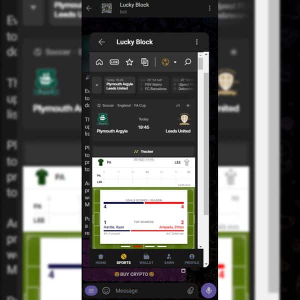 Lucky Block Sportsbook - Telegram