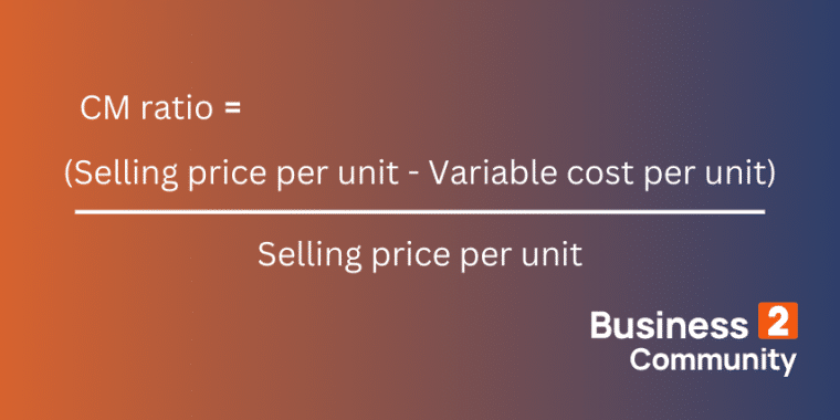 contributng margin ratio formula