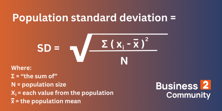 population standard deviation formula