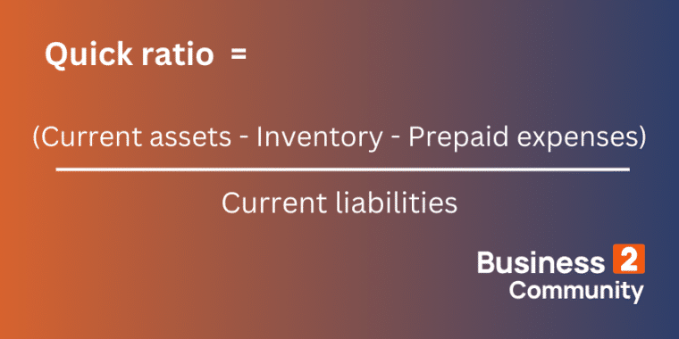 quick ratio with prepaid expenses fixed