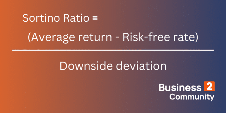 sortino ratio formula