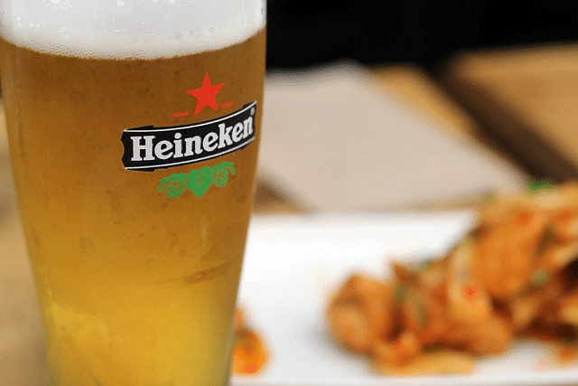 Photo of a pint of Heineken