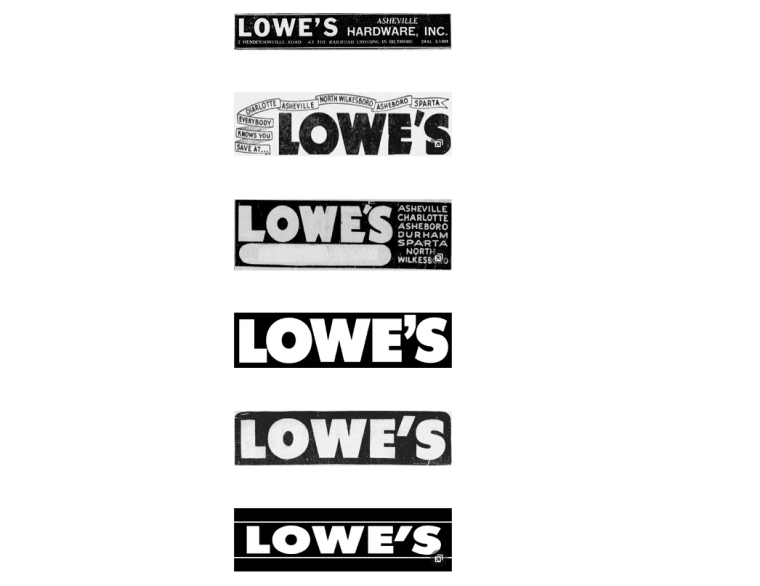 Lowes Logos