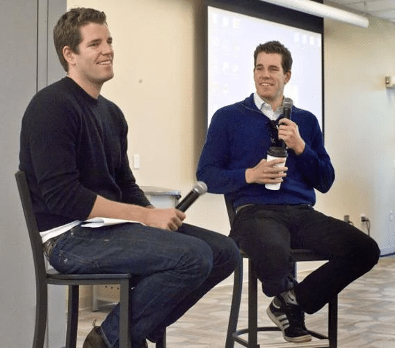 Winklevoss twins speaking