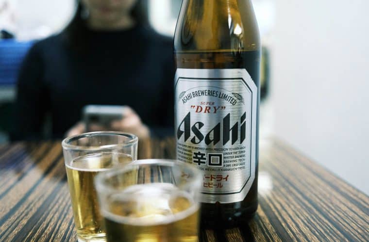 Photo of Asahi Super Dry, Japan's first dry draft beer