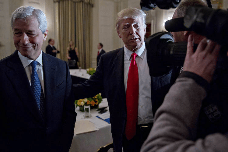 jamie dimon and trump