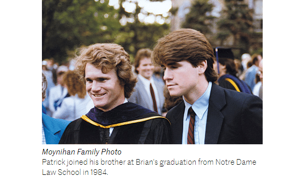 Brian Moynihan at graduation