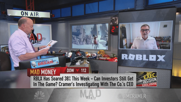 David Baszucki on Mad Money with Jim Cramer