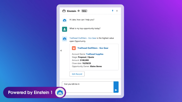 Salesforce Einstein AI