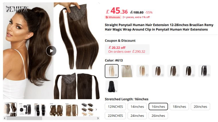 aliexpress hair extensions