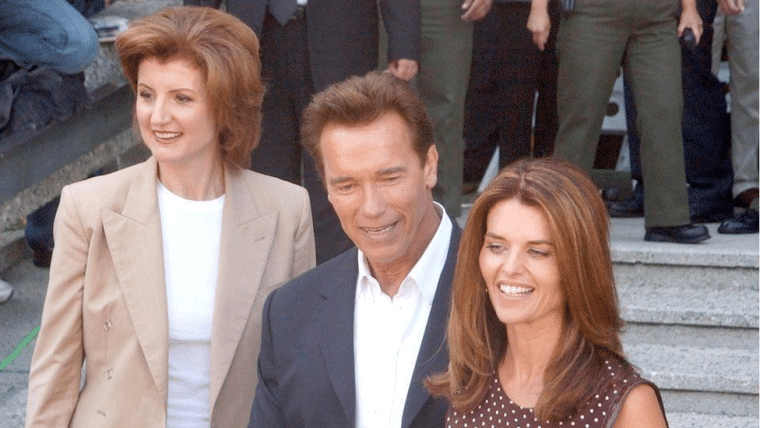 arianna huffington arnold schwarzenegger