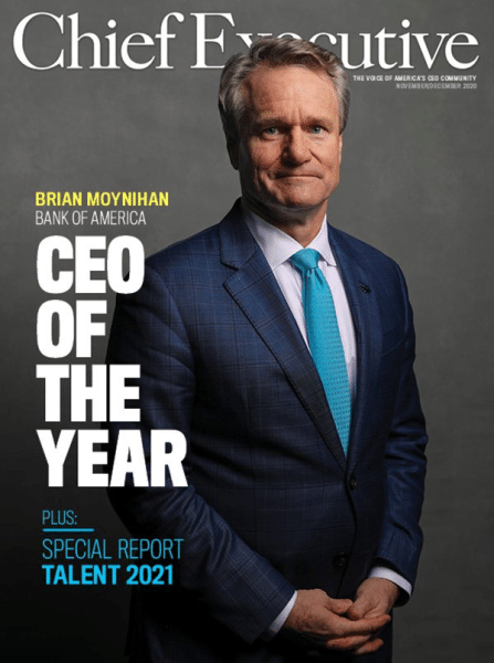 Chief Executive magazine with Brian Moynihan