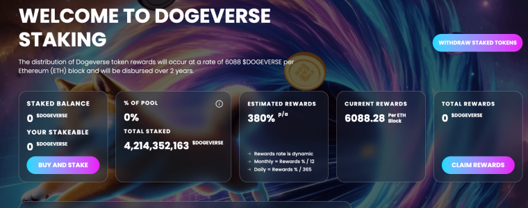 dogeverse staking