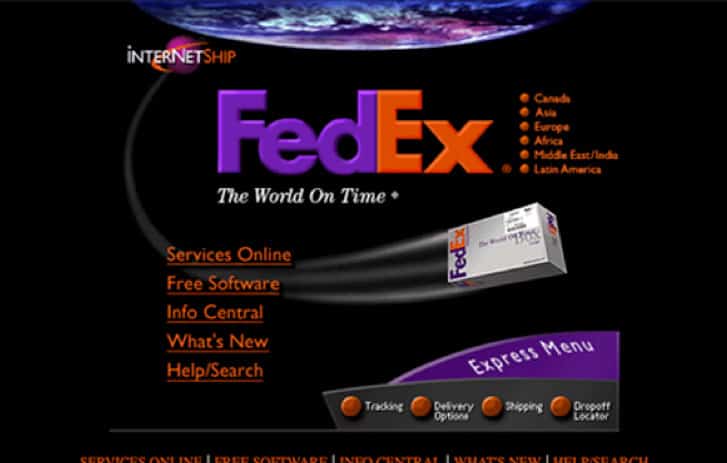 fedex 1994 website