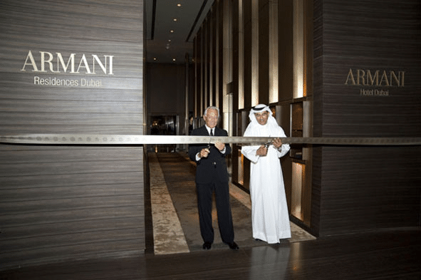 giorgio armani hotel dubai