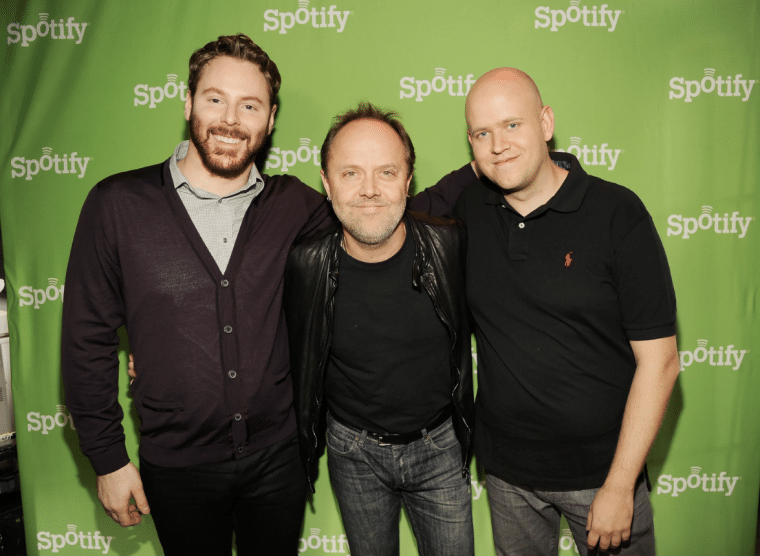 sean parker daniel ek spotify