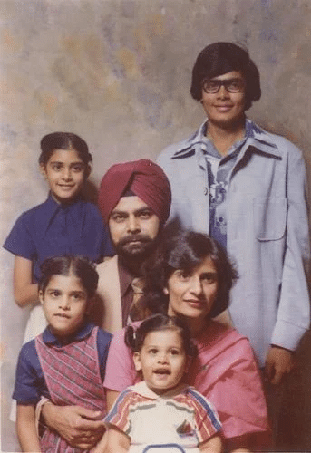 Young Nikki Haley with her family