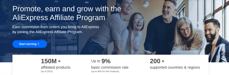 AliExpress affiliate program