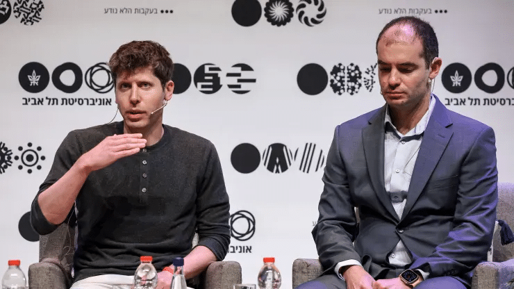 Ilya Sutskever and Sam Altman