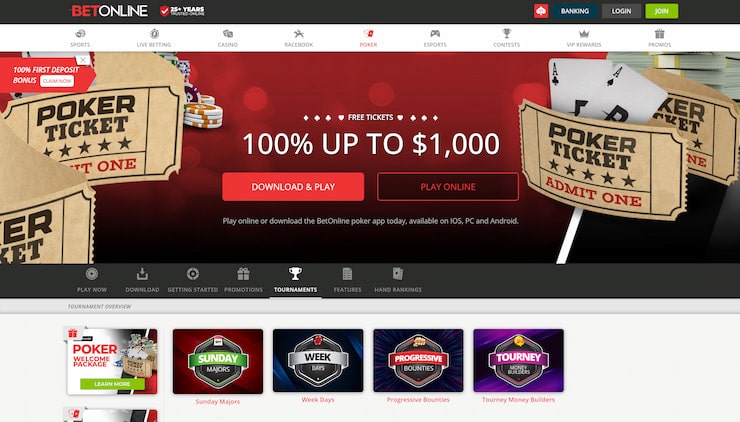 Betonline poker HK