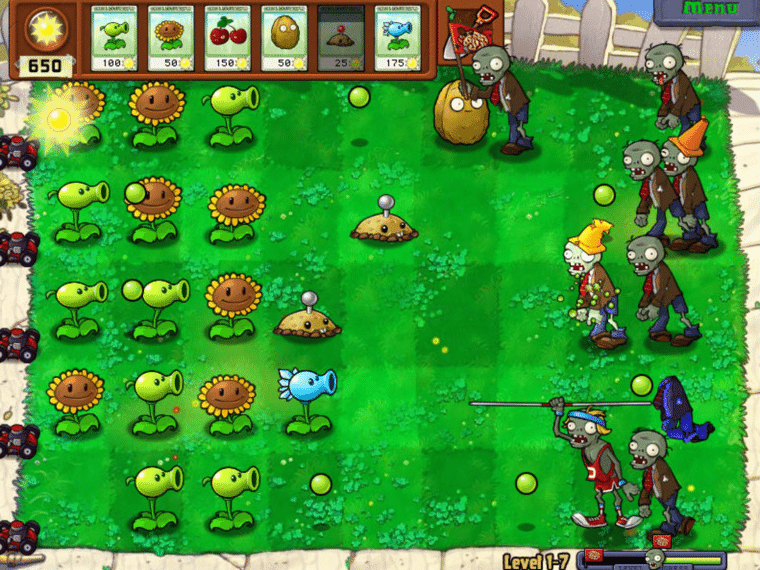 plants vs zombies