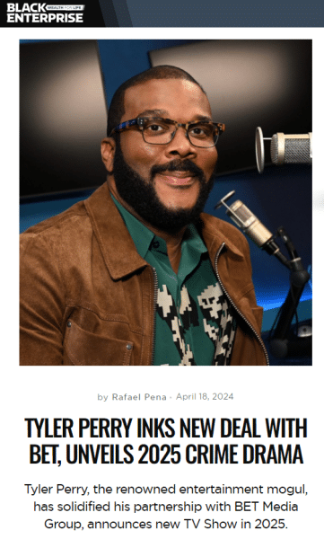 tyler perry bet partnership