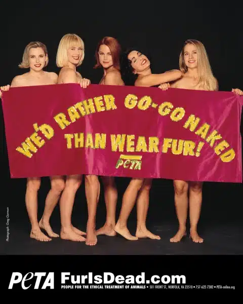 fur campaign PETA