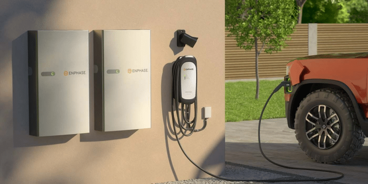 Enphase clean energy battery and EV charger