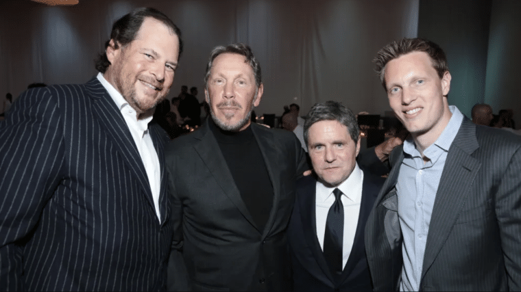 marc benioff larry ellison