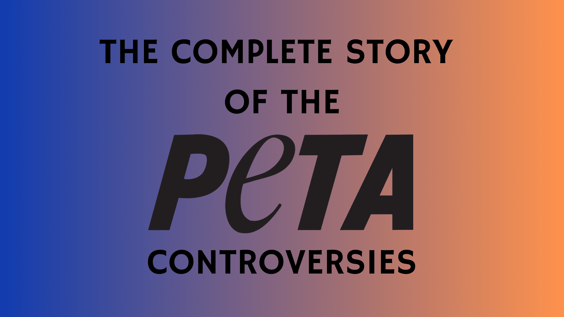 peta controversy