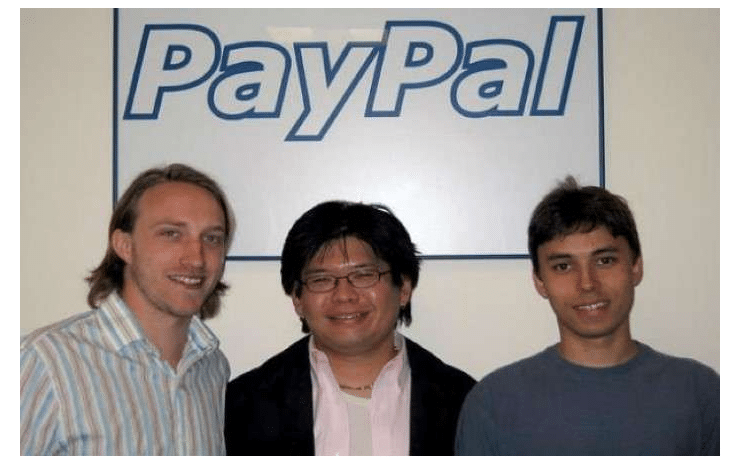 steve chen with paypal colleagues