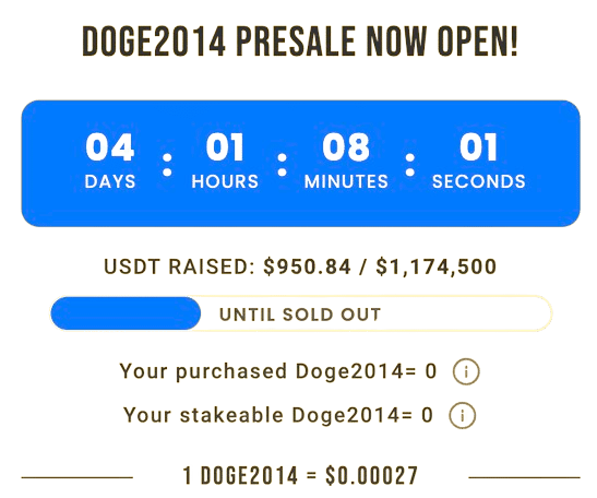 top crypto presales - doge2014