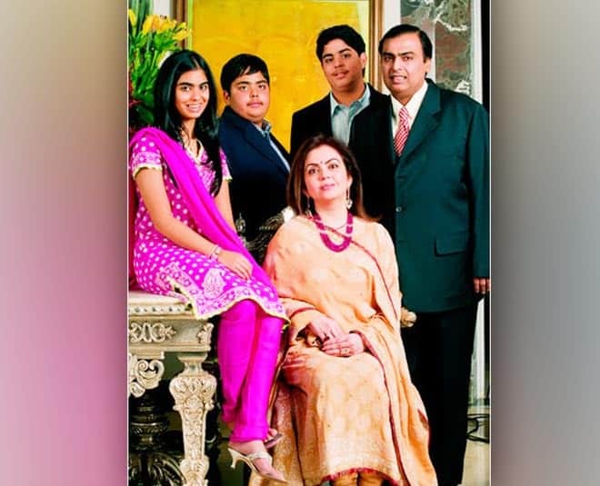 Anant Ambani and his family