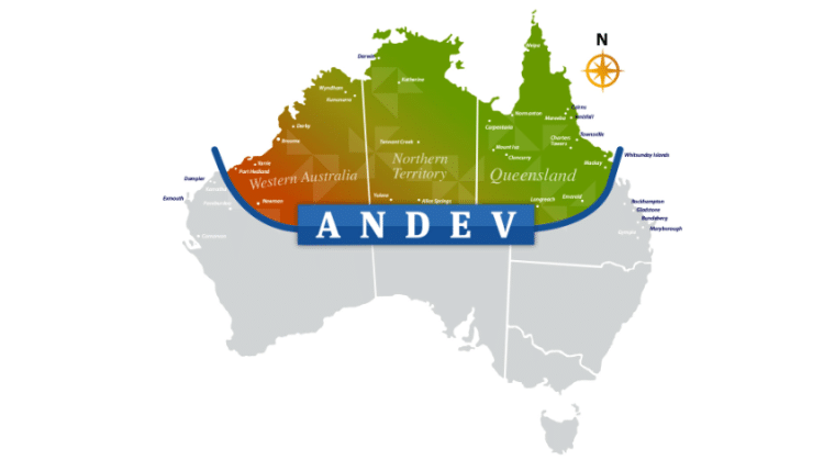 Gina Rinehart andev australia map