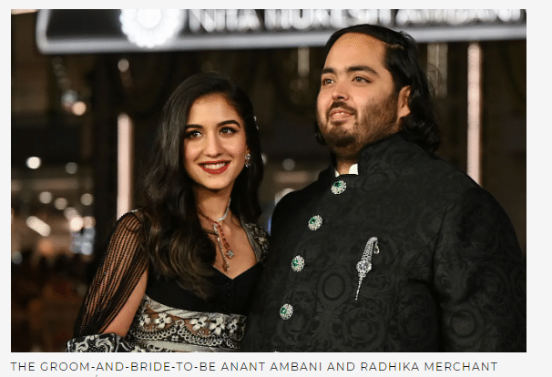 Radhika Merchant and Anant Ambani