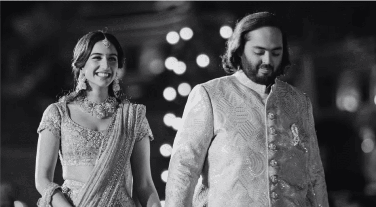 Radhika Merchant and Anant Ambani wedding picture