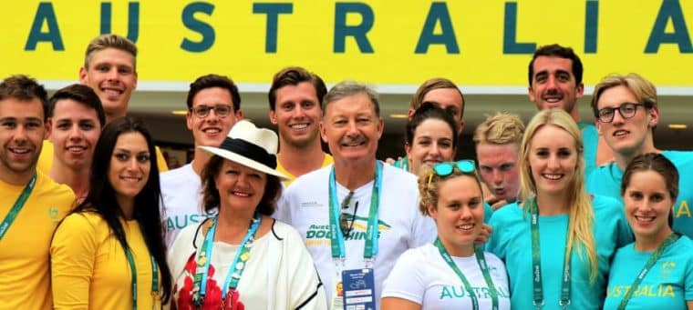 Gina Rinehart with others