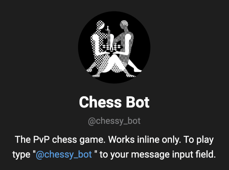 best telegram bot - chessy bot