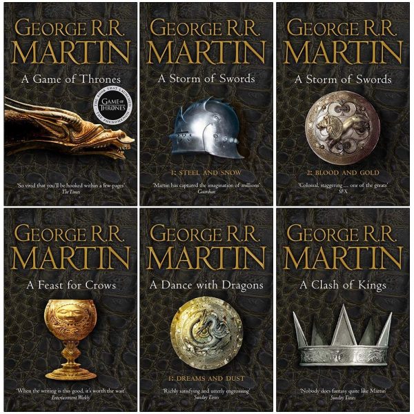 george rr martin book covers