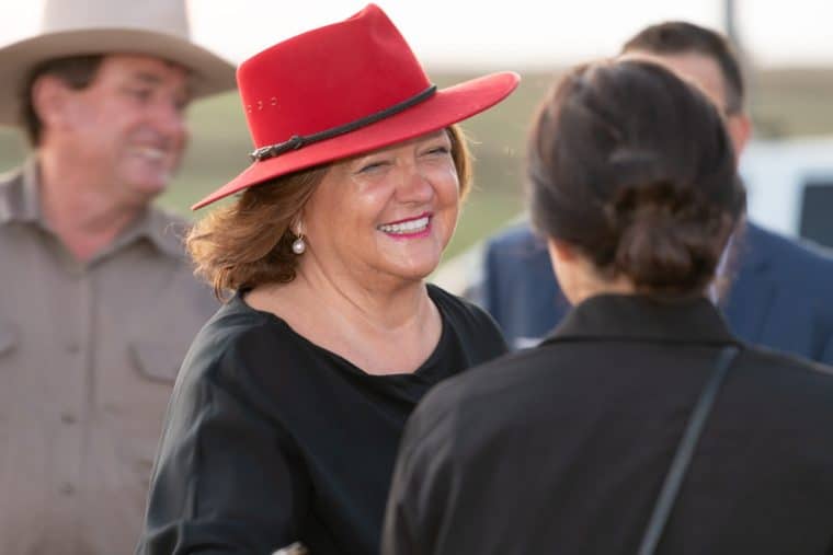 Gina Rinehart at an event