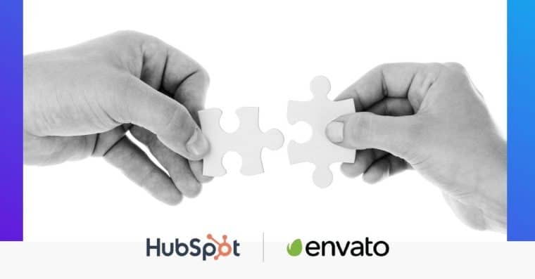 HubSpot and Evanto graphic