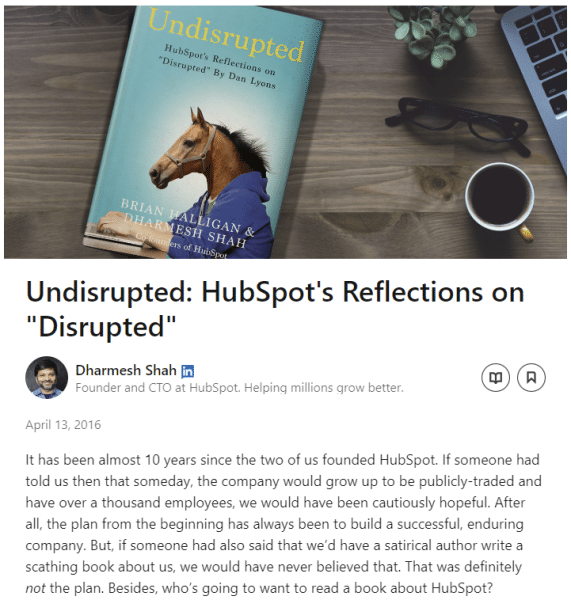 hubspot book response