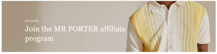 Louis Vuitton mr porter affiliate program