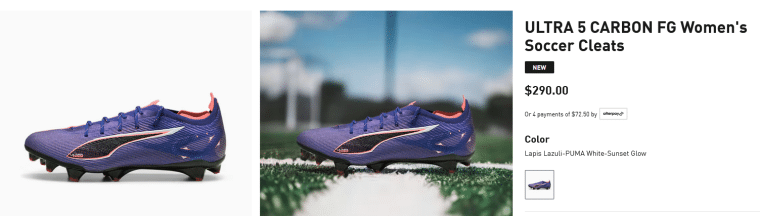 Puma soccer cleats